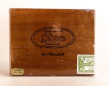 Cibao Churchill Special Selection hand made cigars (Dominican Republic), 6.75 in x 45 ring gauge.