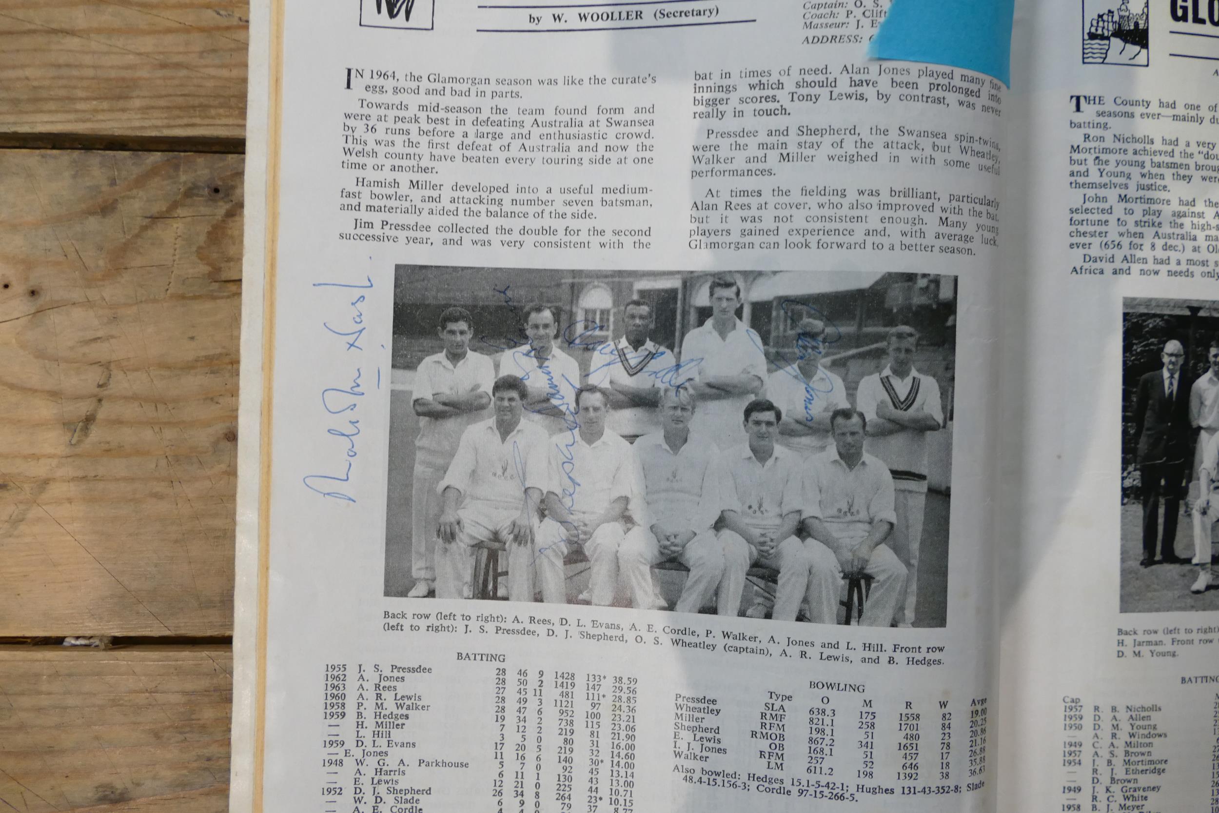 A very interesting and comprehensive group of 1960s cricketing memorabilia, including signatures, - Image 28 of 38