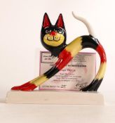 Lorna Bailey Regis the Cat limited edition 25/50 (with cert) dated July 2008