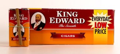 King Edward the Seventh small filtered cigars, 9 packs of 20.