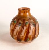 Royal Lancastrian high fired vase by Gladys Rogers, height 13cm