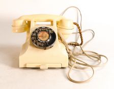 Early 20th century 300 series type Bakelite dial telephone in cream/Ivory colour. Serial number 332L