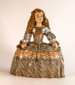 An unusual and large Talapa Niveiro model of a young girl in Crinoline dress. Height: 33.5cm