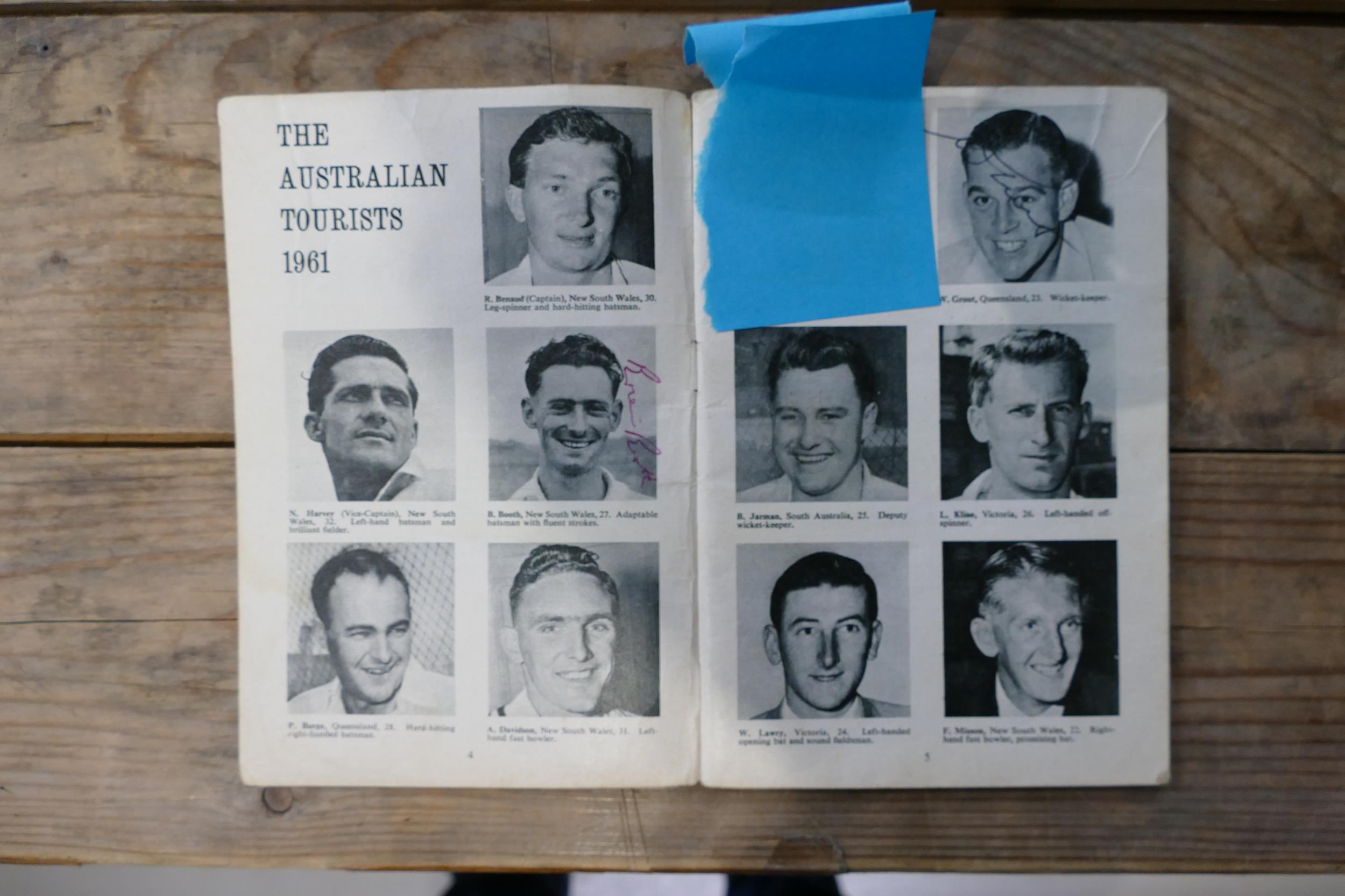 A very interesting and comprehensive group of 1960s cricketing memorabilia, including signatures, - Image 26 of 38