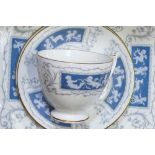 A large collection of Coalport Revelry pattern tea & coffee ware including 12 x trios, 6 coffee cans