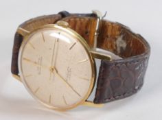 18ct gold Zenith automatic wristwatch, dial marked Pidduck Hanley, d.3.5cm, gross weight with