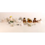 Wade collection of Wade bird themed items to include gull wall plaques, dove (with hand written