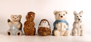 Wade collection of money boxes & similar to include Monmouthshire Building Society Squirrel,