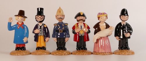 A collection of boxed Beswick Trumpton figures to include: Captain Flack TR1, The Mayor TR2, PC