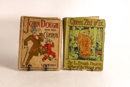 Two early 20th century clothbound books by Frank Baum, Queen Zixi of Ix, first edition of 1905