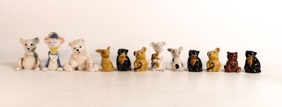 Wade collection of Animals including Stilton Mouse, Georgina Town Mouse (hand written to base),