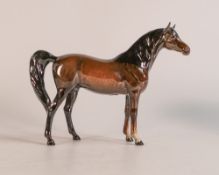 Beswick Xayal Horse 1265, in charcoal gloss.