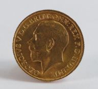 Gold FULL Sovereign, dated 1914.