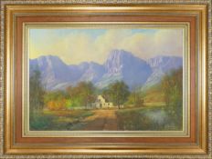 GABRIEL CORNELIS DE JONGH (SOUTH AFRICAN 1913-2004) framed oil on canvas, presumed Cape Town,