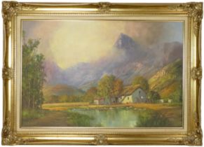 GABRIEL CORNELIS DE JONGH (SOUTH AFRICAN 1913-2004) framed oil on canvas, presumed Cape Town,