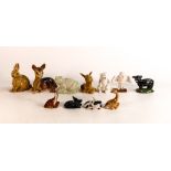 Wade collection of Animals including cattle, hare, doe, Polar bear etc. (four with hand written text