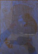 MACGOWAN, Cate. 'Platypus', limited edition block print. Signed lower left Cate MacGowan 97,