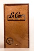 La Cuna Churchill Habano hand made cigars (Nicaragua), 7 in x 50 ring gauge, 1 sealed box of 20.