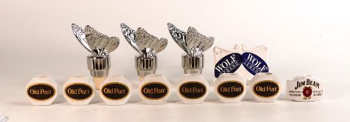Wade collection of items to include Old Parr & Jim Beam ceramic Advertising spirit pourer covers,