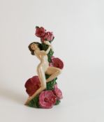 Carlton ware Garden Buttercup girl figurine, limited edition. 24.5cm high