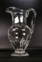 St Louis cut glass crystal water jug, boxed (has writing to box)