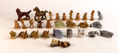 Wade collection of Whimsies Animals including dogs, horses, birds etc. This lot was removed from the