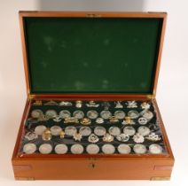 Great British Regiments, 1977, a set of 52 frosted sterling silver medals by the Birmingham Mint,