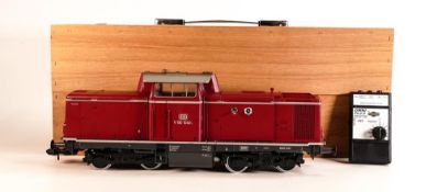 Marklin DB V100 1040 DB Digital Diesel engine 1 gauge model train in wooden presentation box.