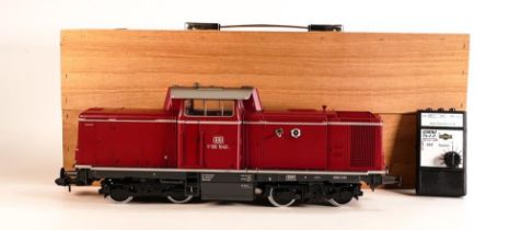 Marklin DB V100 1040 DB Digital Diesel engine 1 gauge model train in wooden presentation box.