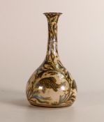Royal Lancastrian pottery Richard Joyce Lustre vase decorated with fish, broken at mid point of