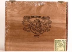 Belinda Sun Grown 1989 Prime Minister handmade cigars (Spanish Honduras), sealed box of 25.