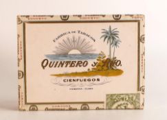 Quintero y Hno Cienfuegos Cuban cigars, sealed box of 25.