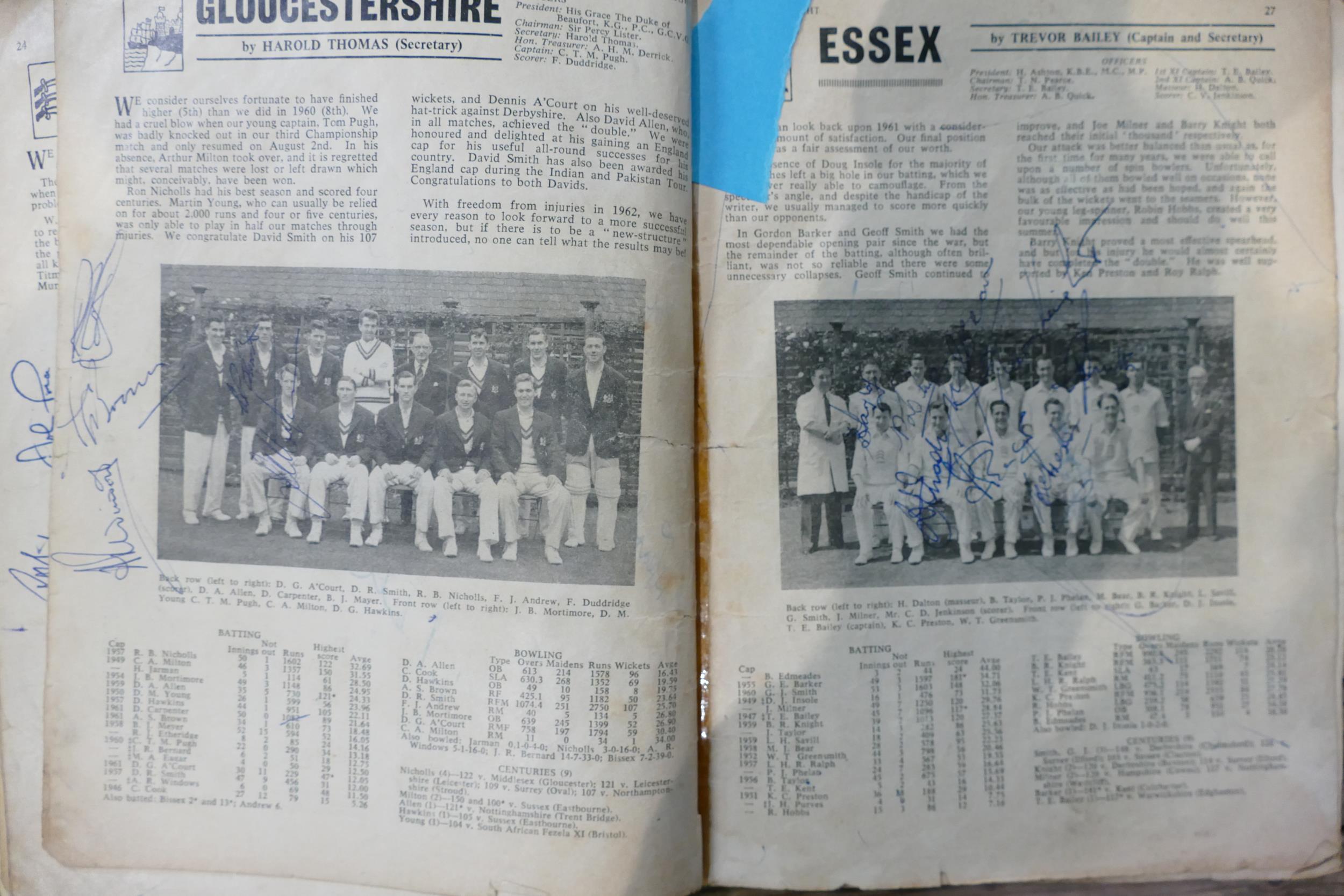 A very interesting and comprehensive group of 1960s cricketing memorabilia, including signatures, - Image 35 of 38