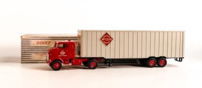 Dinky 948 tractor-trailer McLean with windows in cab & opening rear doors on detachable trailer,