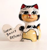 Lorna Bailey artware point of sale Cute Jennifer the Cat, limited edition 1/1