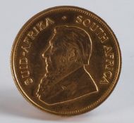 FULL Krugerrand gold coin, 1974.