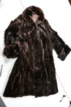 Vintage Ladies Fur 3/4 Coat, Chapal of Paris, approx size 10