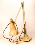Cream Anglepoise Desk Lamp with square base