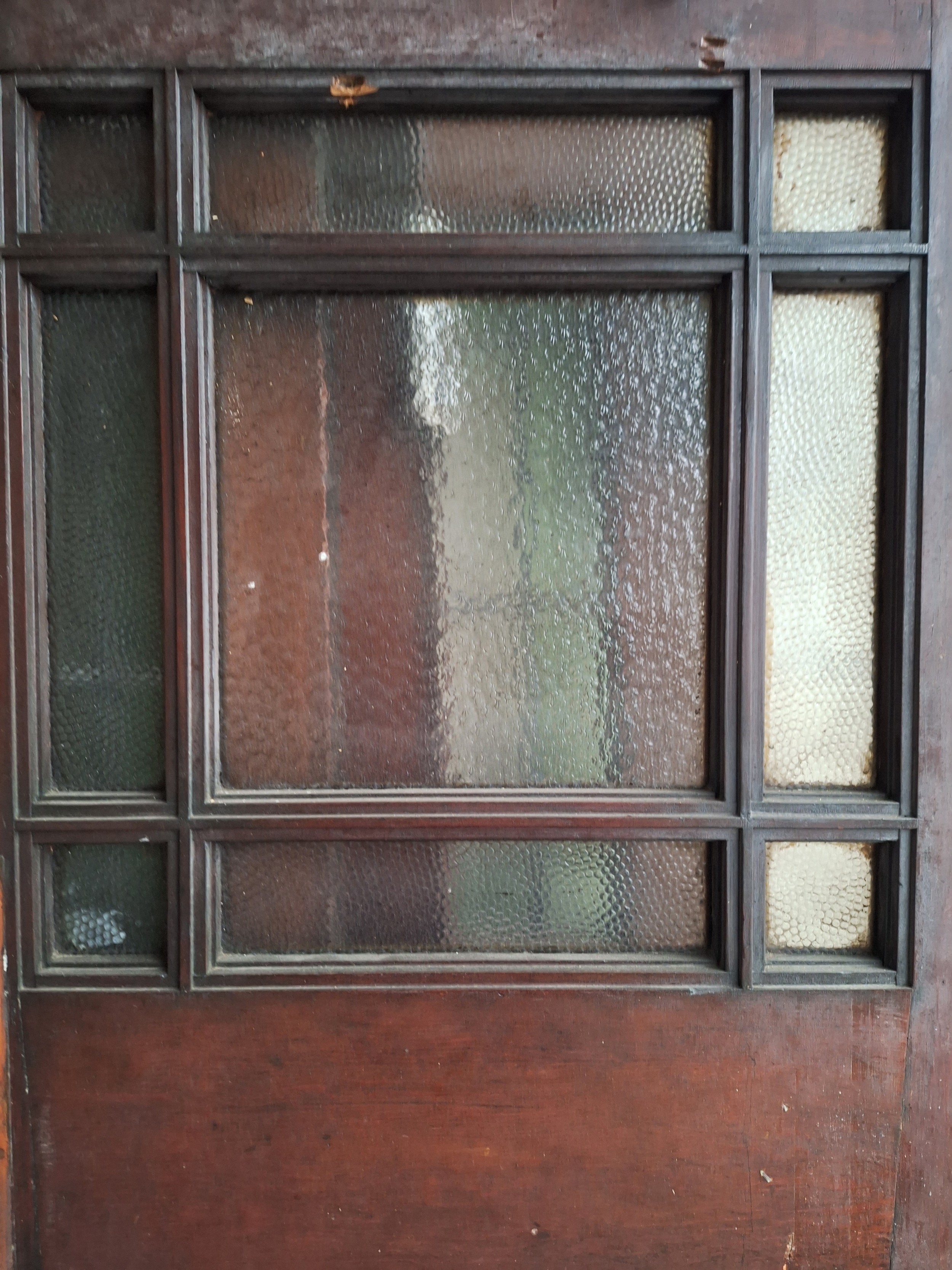 A Set of Victorian Double Doors, with fitted Glass Panelling. Height: 207cm Width: 82cm - Image 3 of 3
