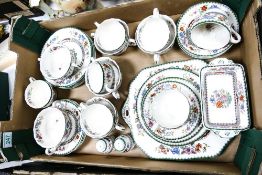 A collection of Spode Chinese Rose Patterned tea ware