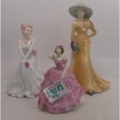 Coalport Lady Figures to Include Gail, Helen and Lady Amelia (3)