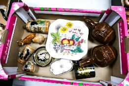 A mixed collection of items to include Spode Decanters, Beswick sealed Whisky Decanter, German