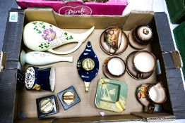 A collection fo Carltonware items to include Tea for 2 Set, Mikado lighter, Stork pattern ashtray