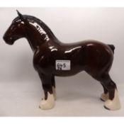 Beswick large figure of Shire Horse