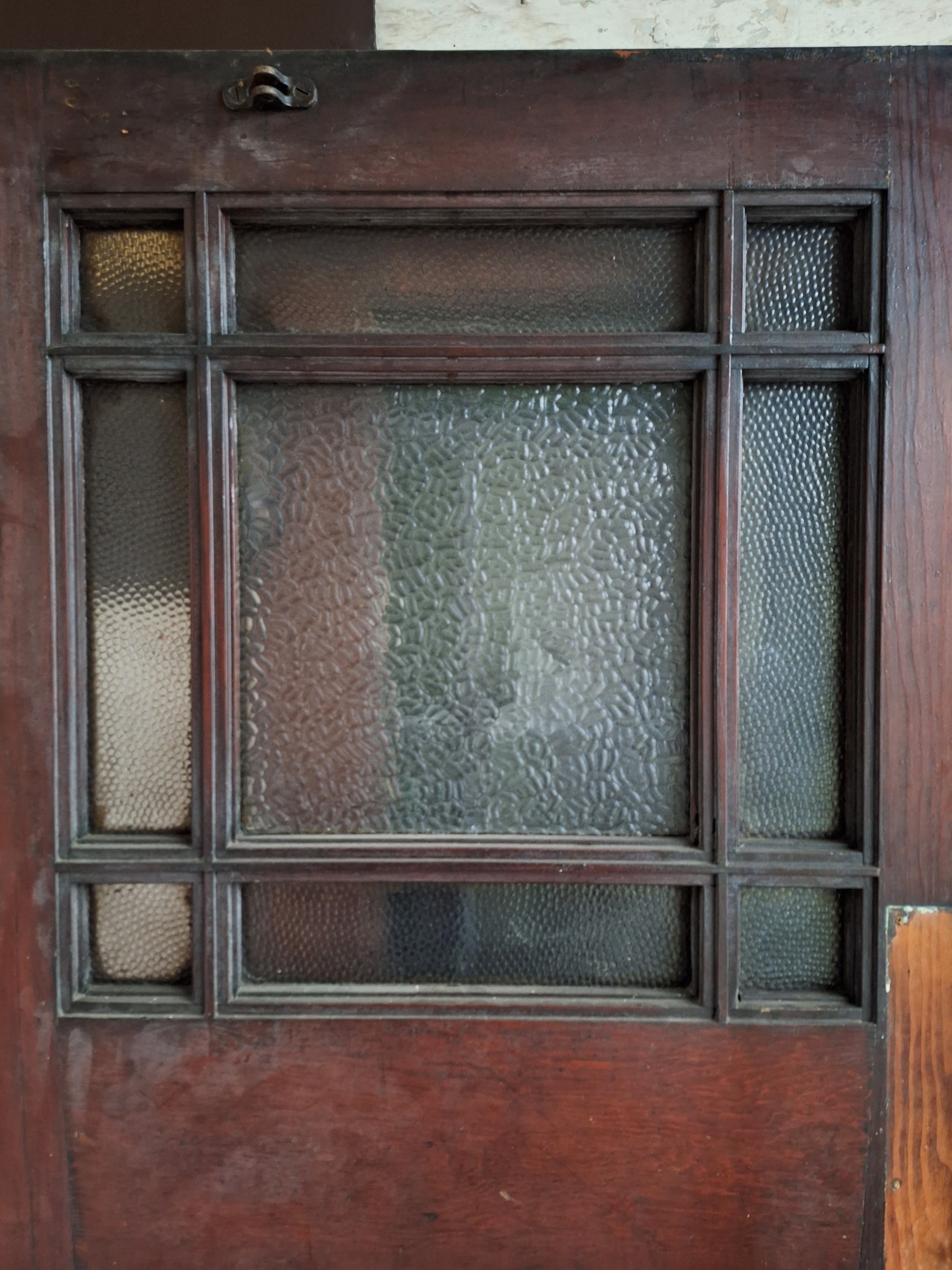 A Set of Victorian Double Doors, with fitted Glass Panelling. Height: 207cm Width: 82cm - Image 2 of 3