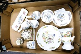 A mixed collection of items to include Wedgwood Clio , Kutani Crane & similar patterned items,