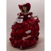 Coalport Lady Figure Scarlett