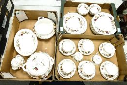 A large collection of Royal Doulton Ardon Pattern tea & dinnerware to include Trio's , Tureen,