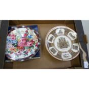 A Collection of decorative wall plates to include Royal Doulton, Wedgwood (8 plates)