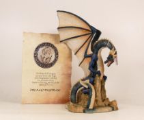 Enchantica dragon Corragh, with cert, height 28cm